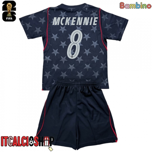Stati Uniti Weston McKennie #8 Seconda Maglia Bambino Mondiali 2026 Manica Corta (+ Pantaloni corti)